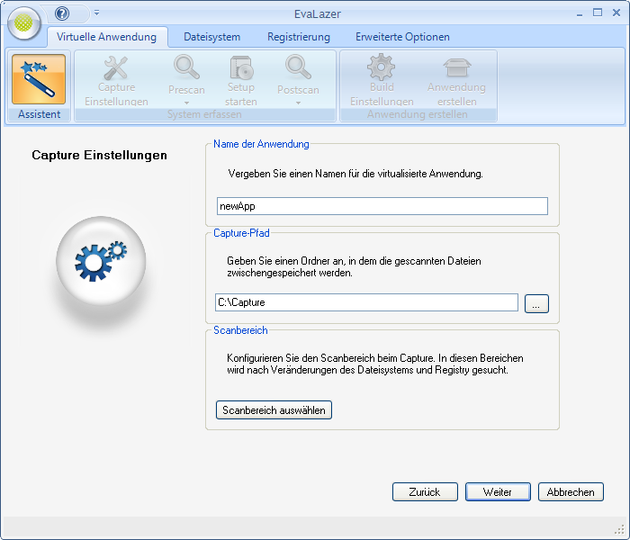 Der Evalazer-Assistent